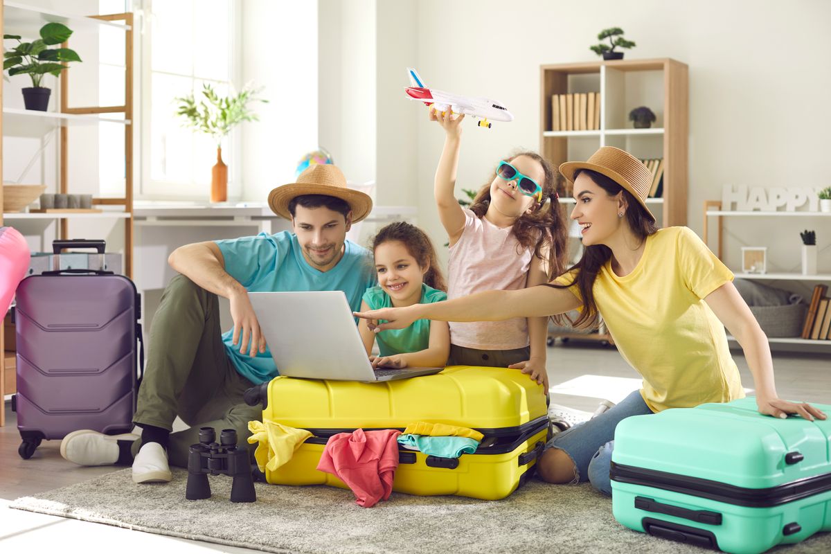 Famiglia va in vacanza