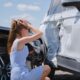 Ragazza incidente auto