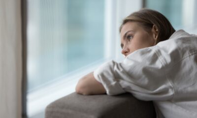 Donna triste e depressa