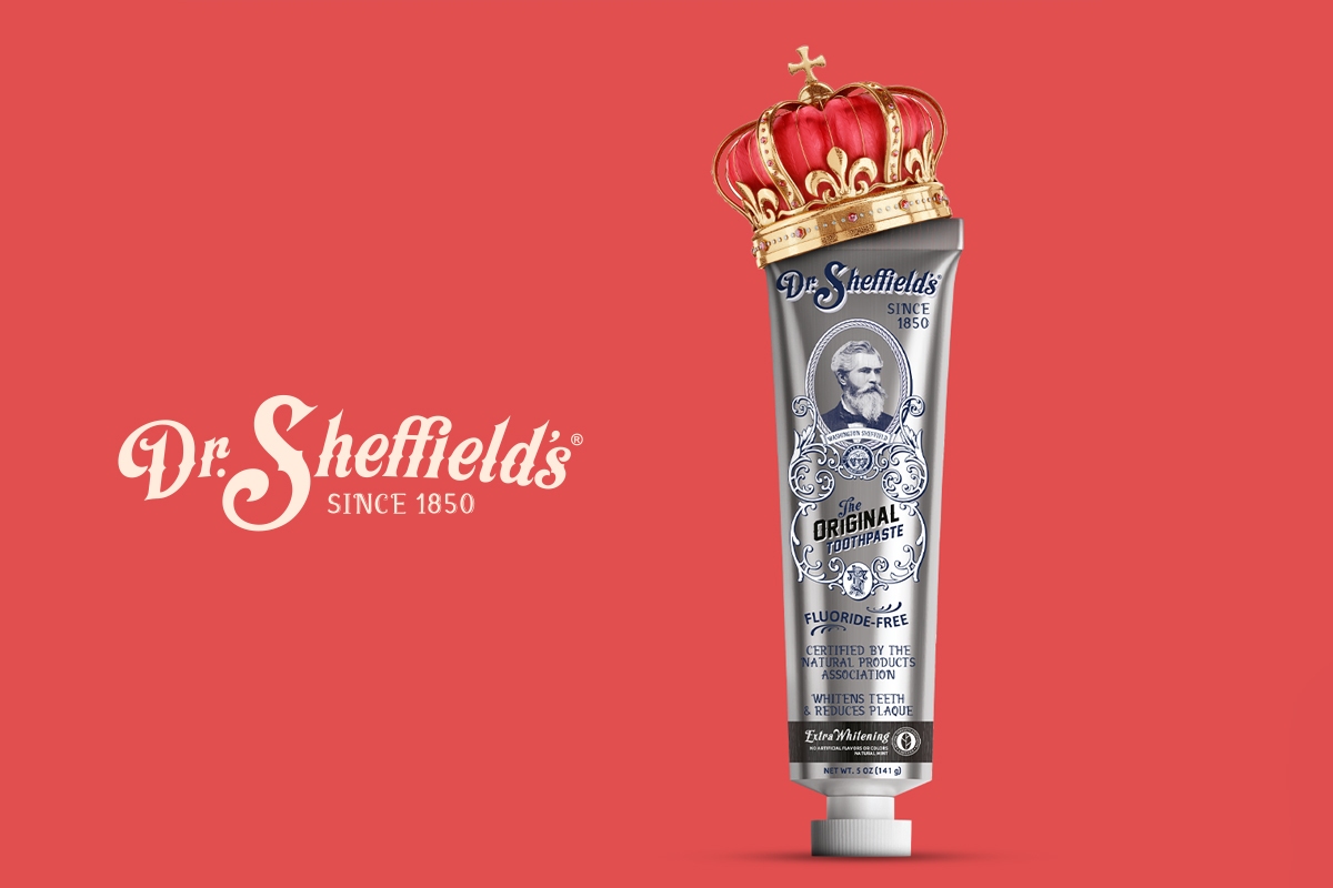 Dentifricio Dr Sheffield's corona