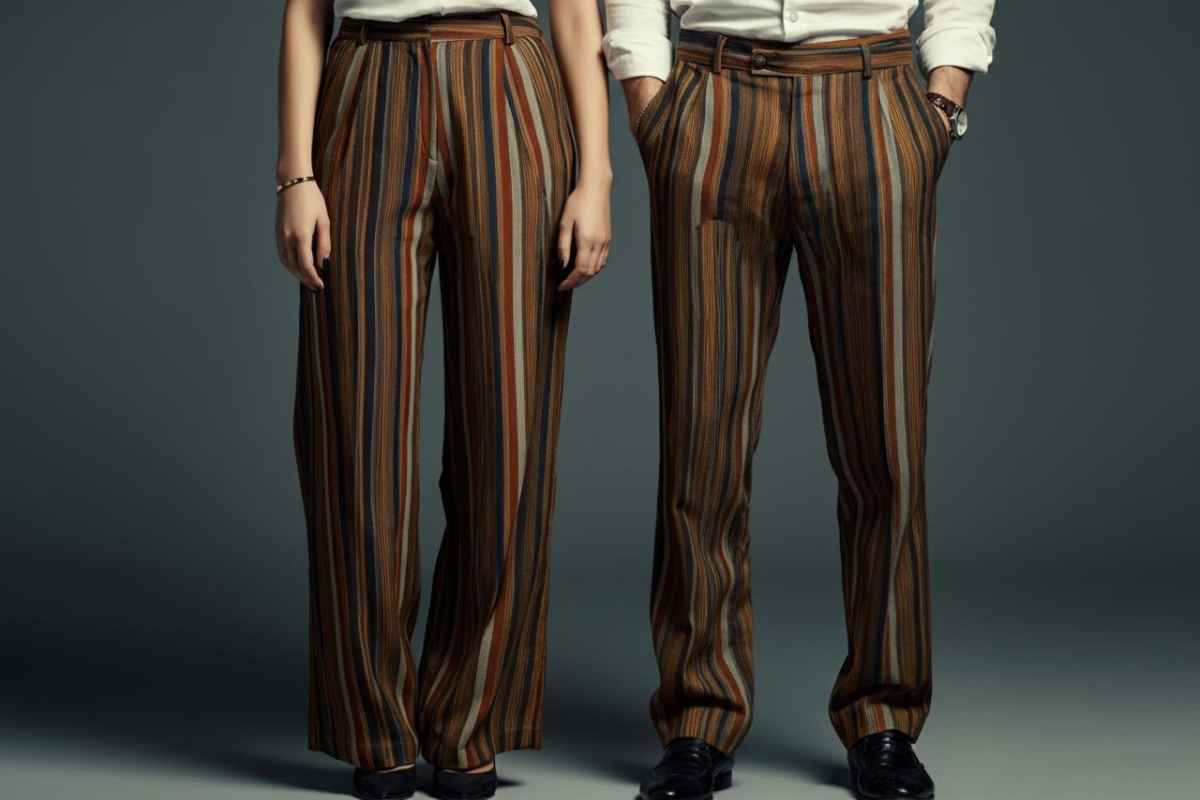 Pantaloni a righe, estate 2025