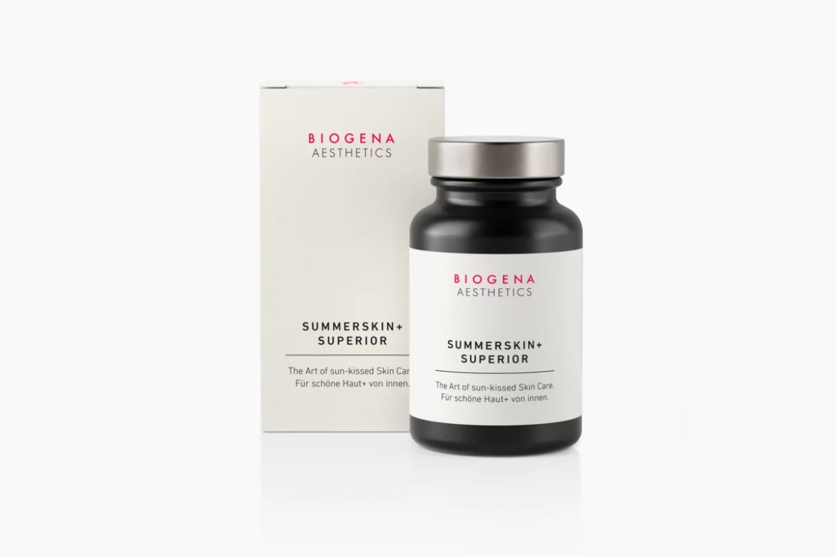 BIOGENA AESTHETICS SUMMERSKIN+ SUPERIOR, studiato per difendere pelle e capelli dal sole estivo.