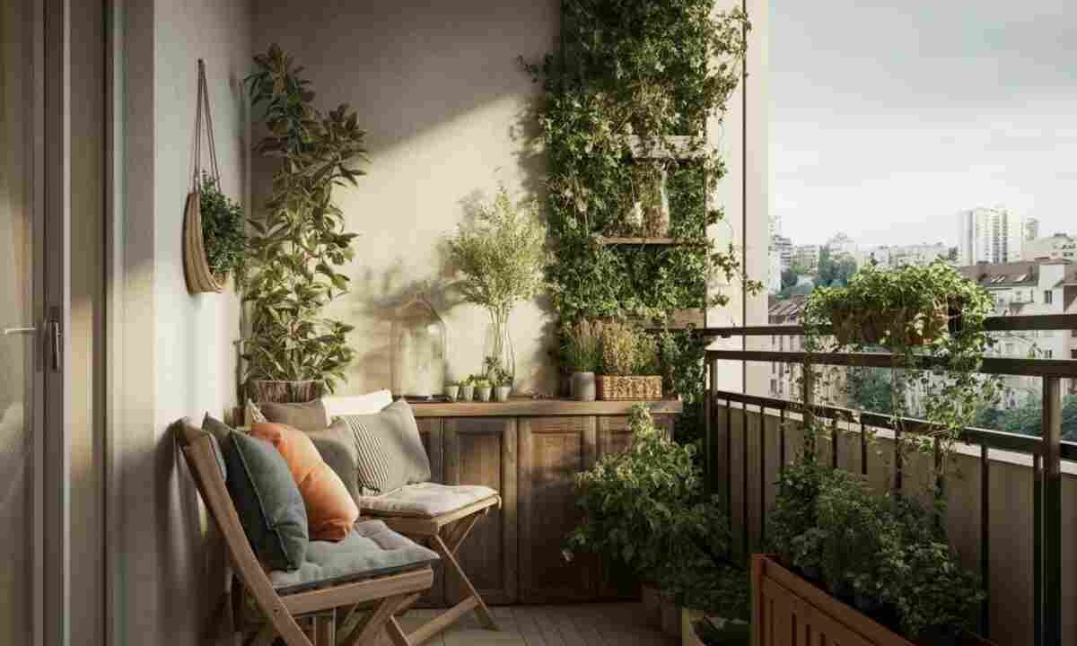 come arredare un piccolo balcone