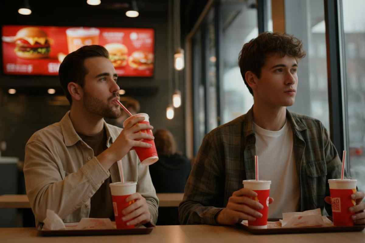 il ghiaccio delle bibite dei fast food
