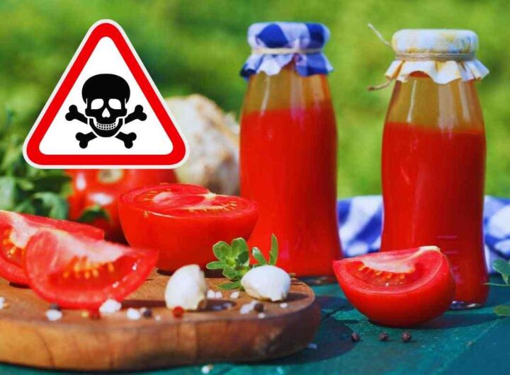 pericolo nella passata di pomodoro