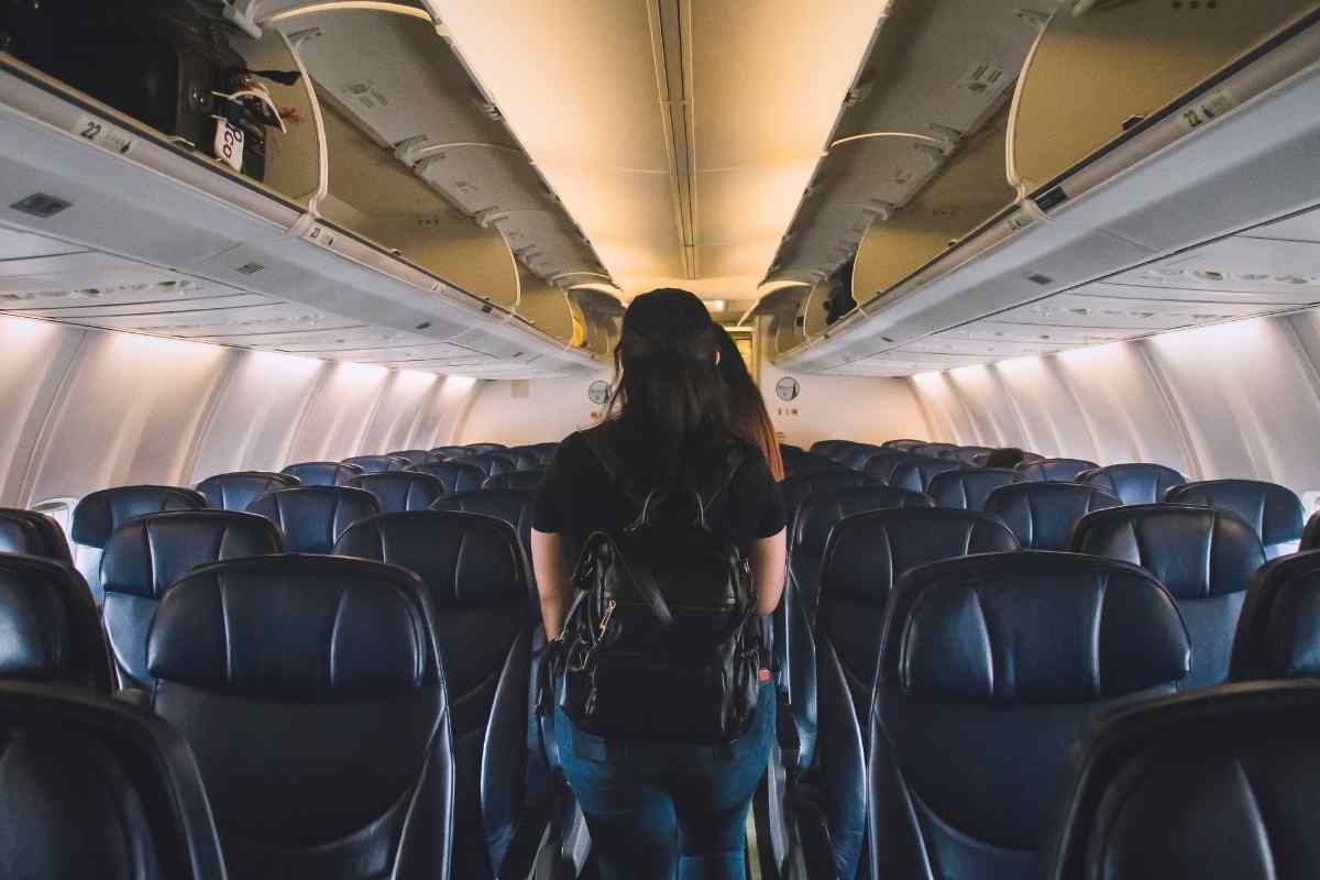 cosa non fare mai aereo