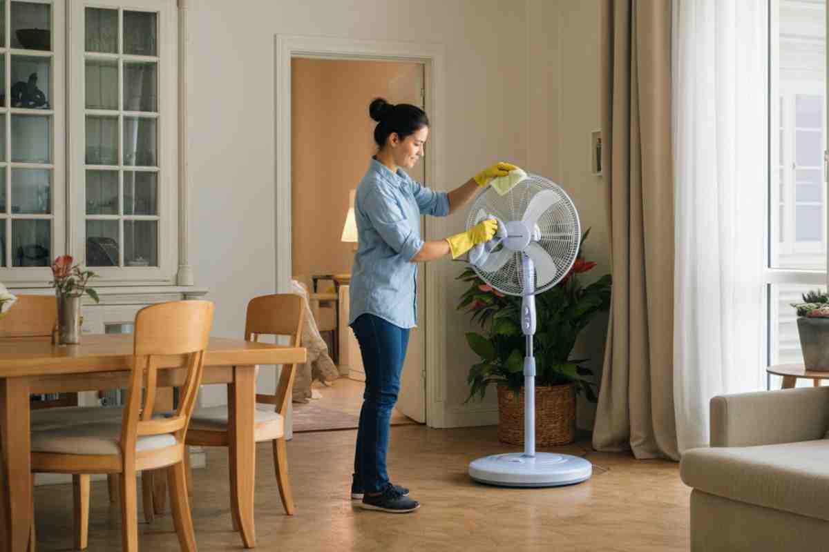 consigli per pulire il ventilatore