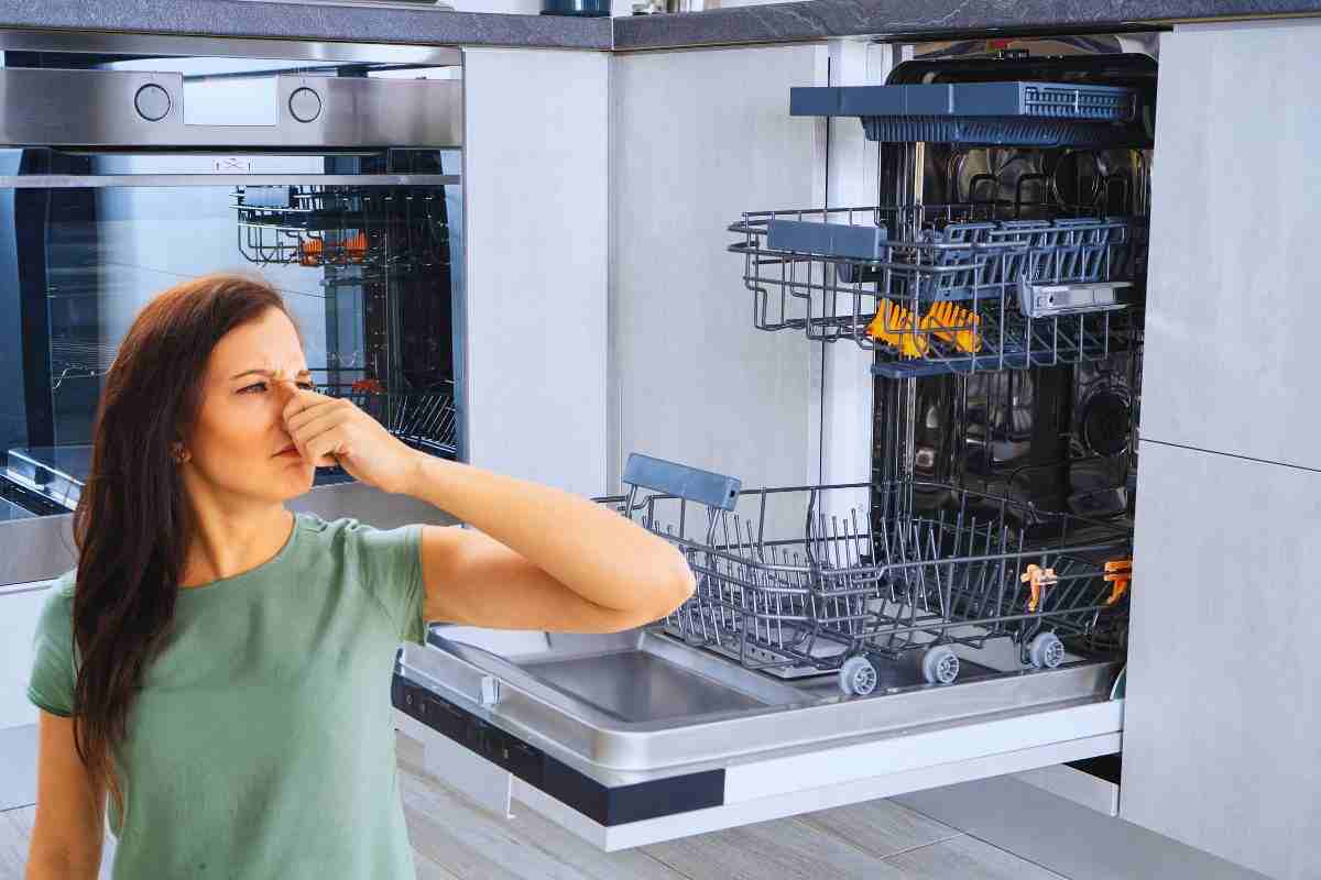 come eliminare la puzza dalla lavastoviglie