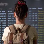 Donna aeroporto