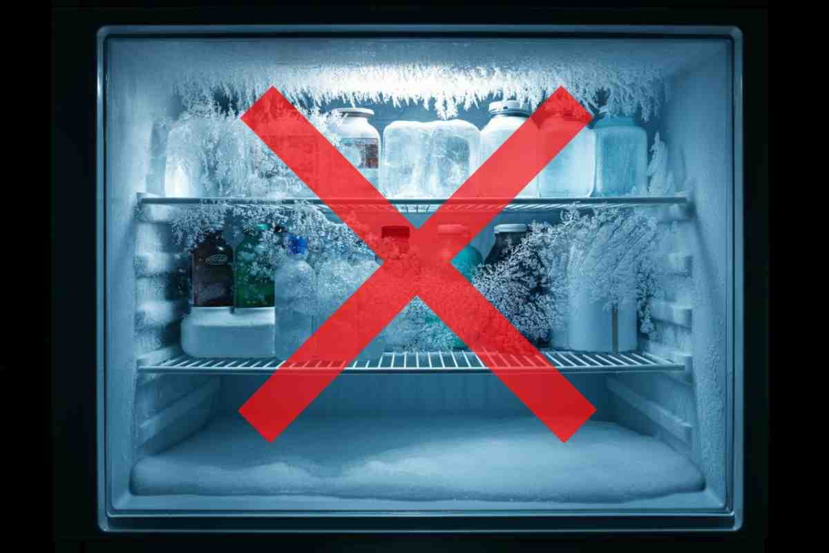 Mai più ghiaccio in freezer