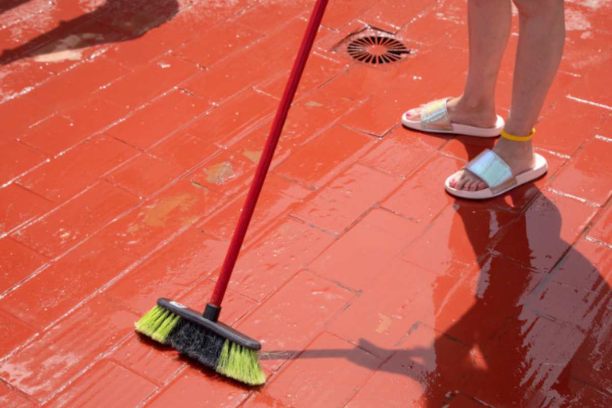 Pulizie terrazzo