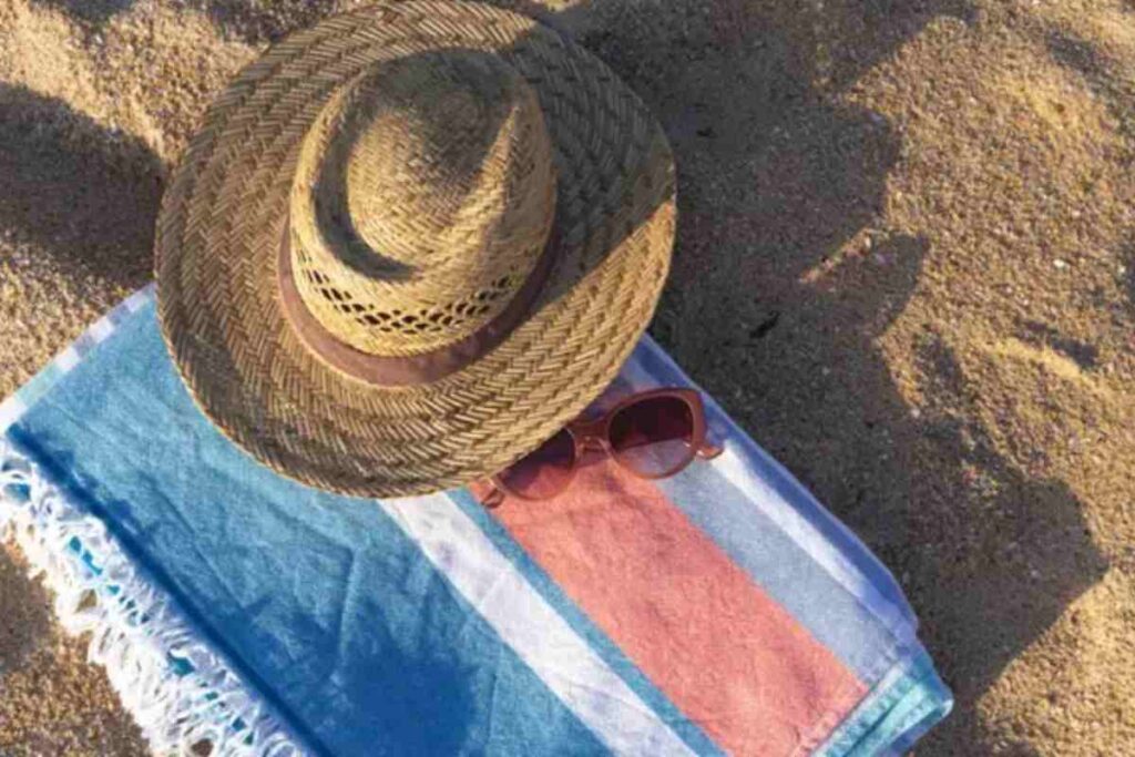 Telo mare trucco pulizia