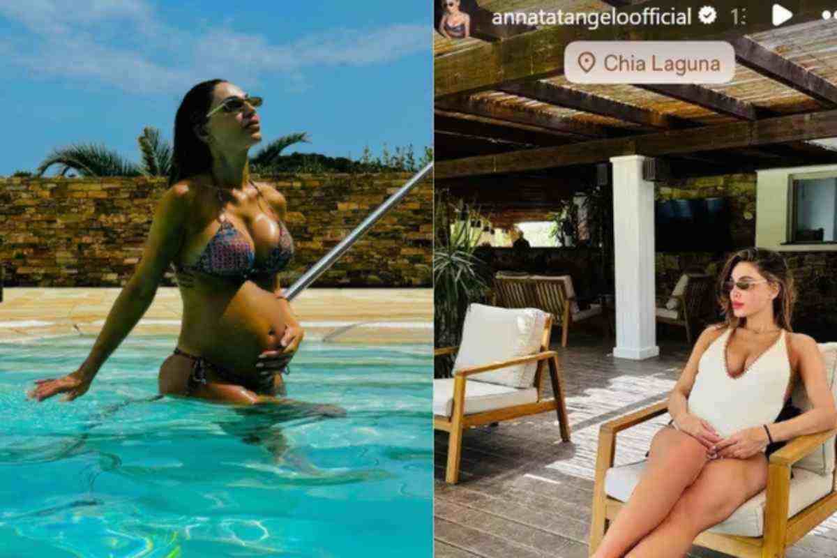 Anna Tatangelo: le foto con il pancione sono bellissime