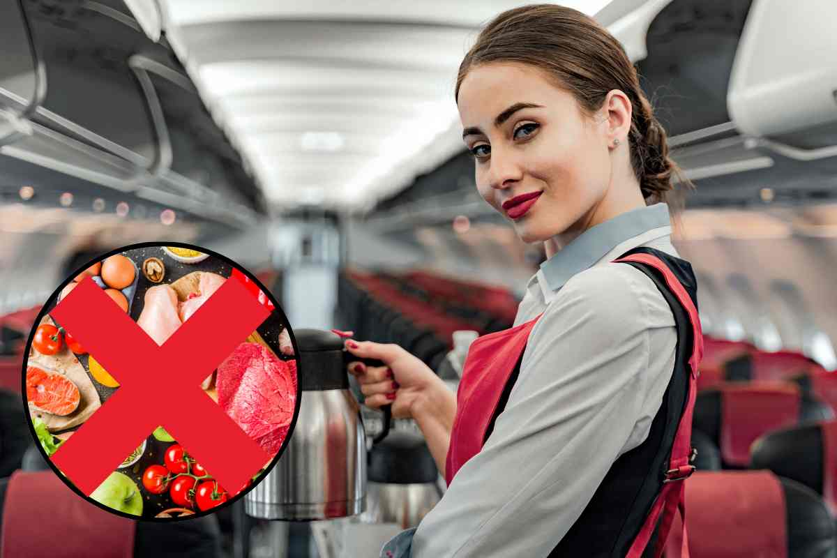cibi da non consumare in aereo