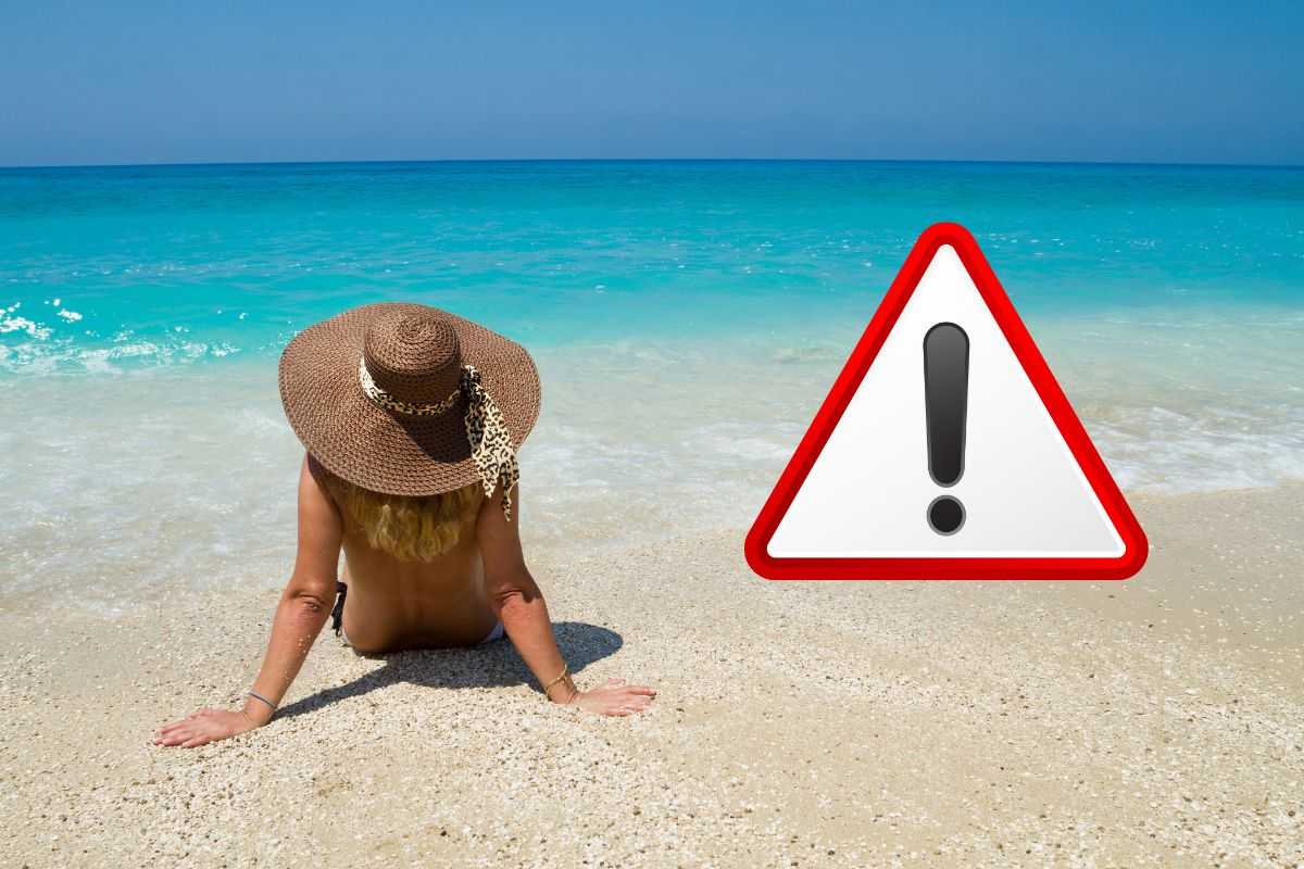 vacanza: attenzione quando fai il bagno potresti ritorvarti con una multa salatissima