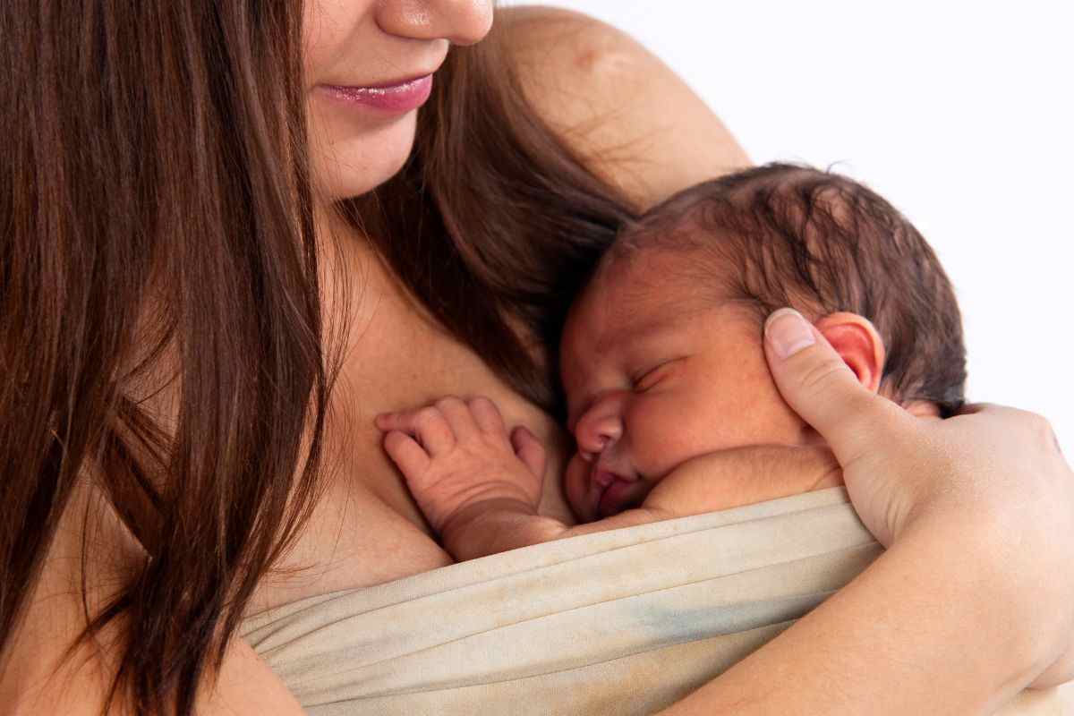 mamme contatto pelle a pelle