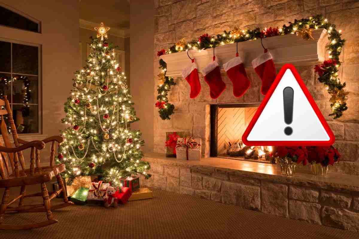 Attenzione con l'albero di Natale