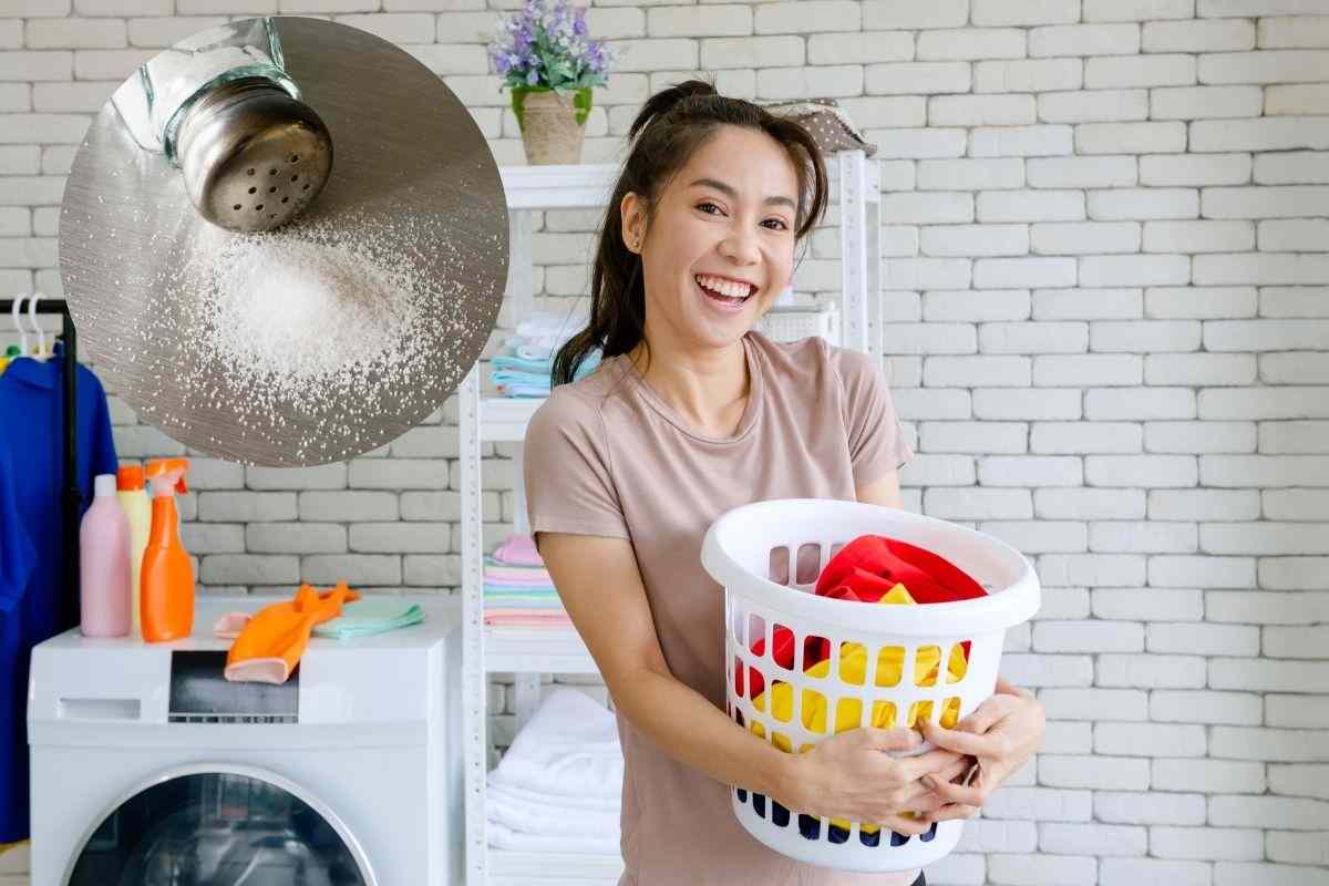 bucato Un pizzico di sale e il bucato sarà perfetto