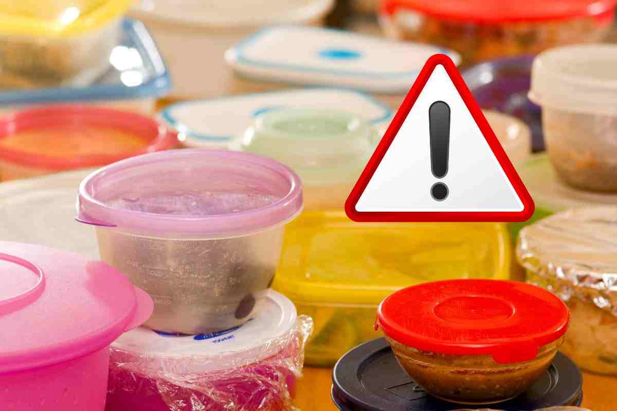 cibo plastica attenzione