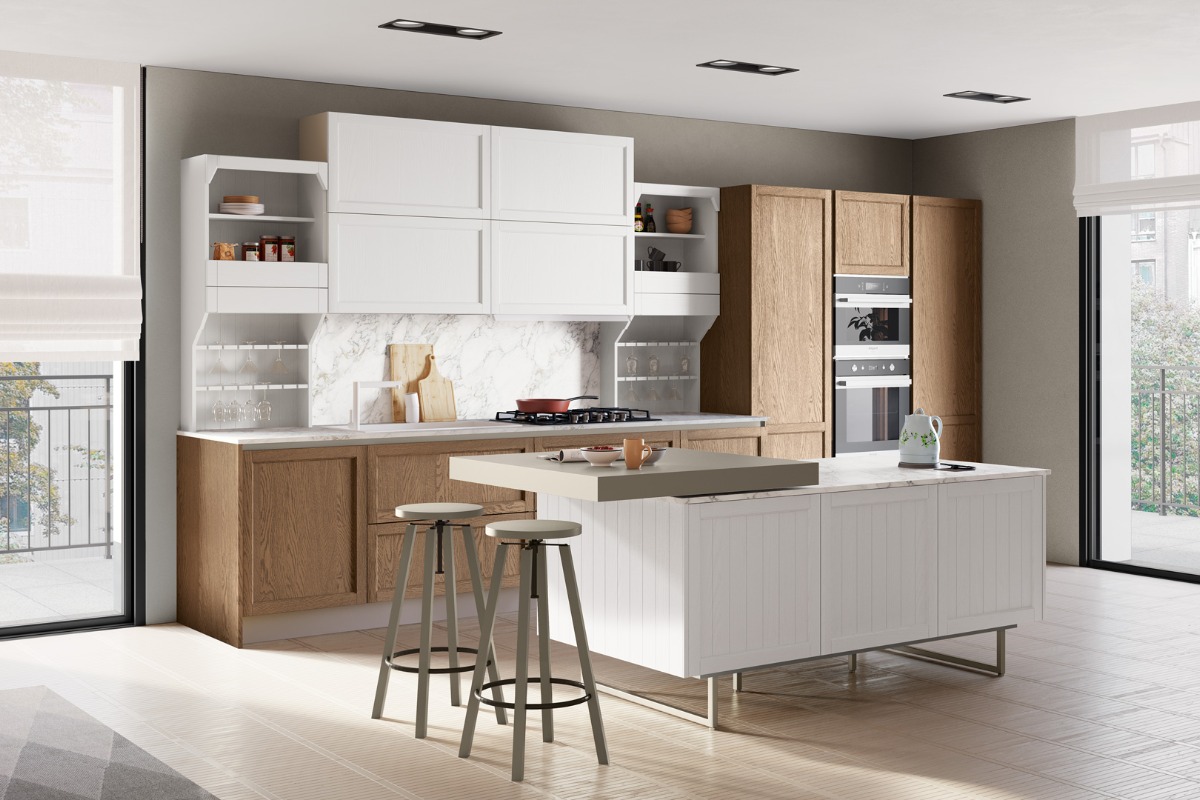 Creo Kitchens Contempo: cucina versatile progettata per ogni tipo di spazio e necessità.