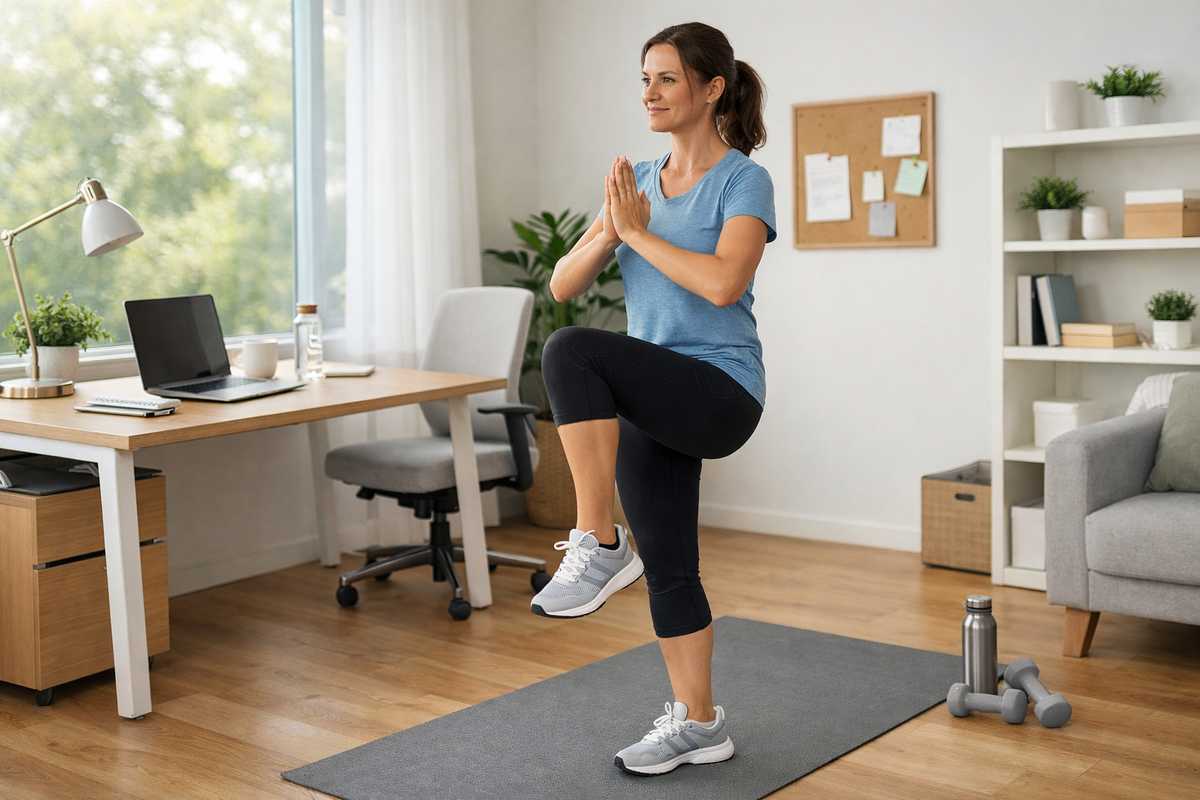 Allenarsi in pausa pranzo senza stressare le articolazioni: il mini workout sostenibile per chi ha poco tempo