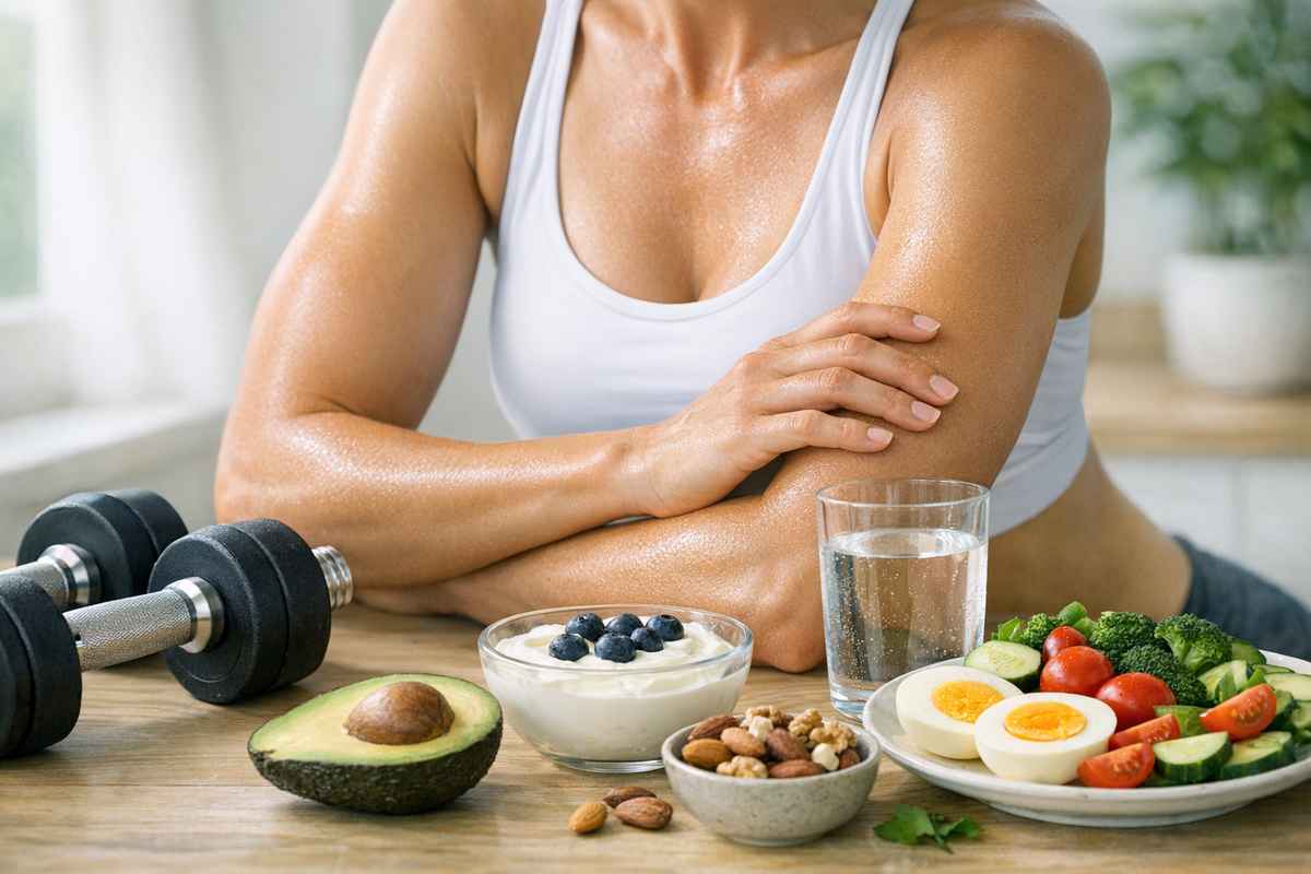 Braccia più definite non solo con i manubri: alimentazione, idratazione e beauty routine che valorizzano il risultato