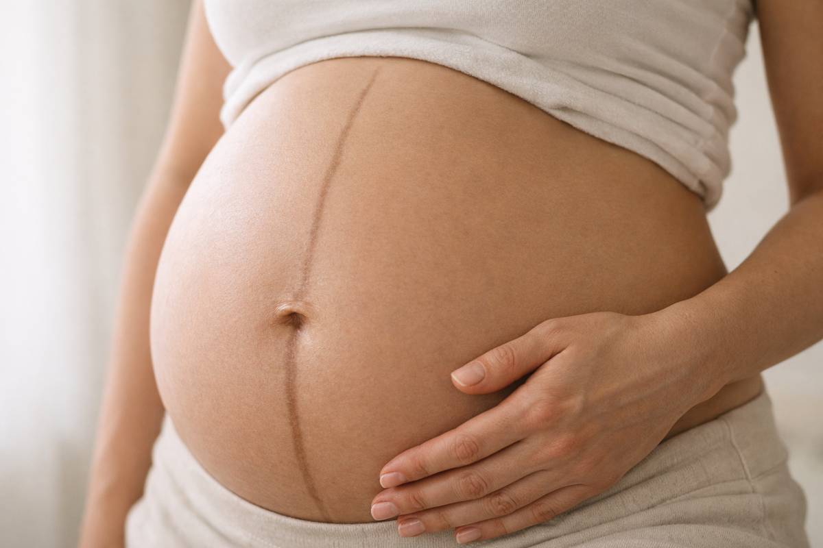 Linea nigra in gravidanza: che cos’è, perché compare e quando tende a sparire