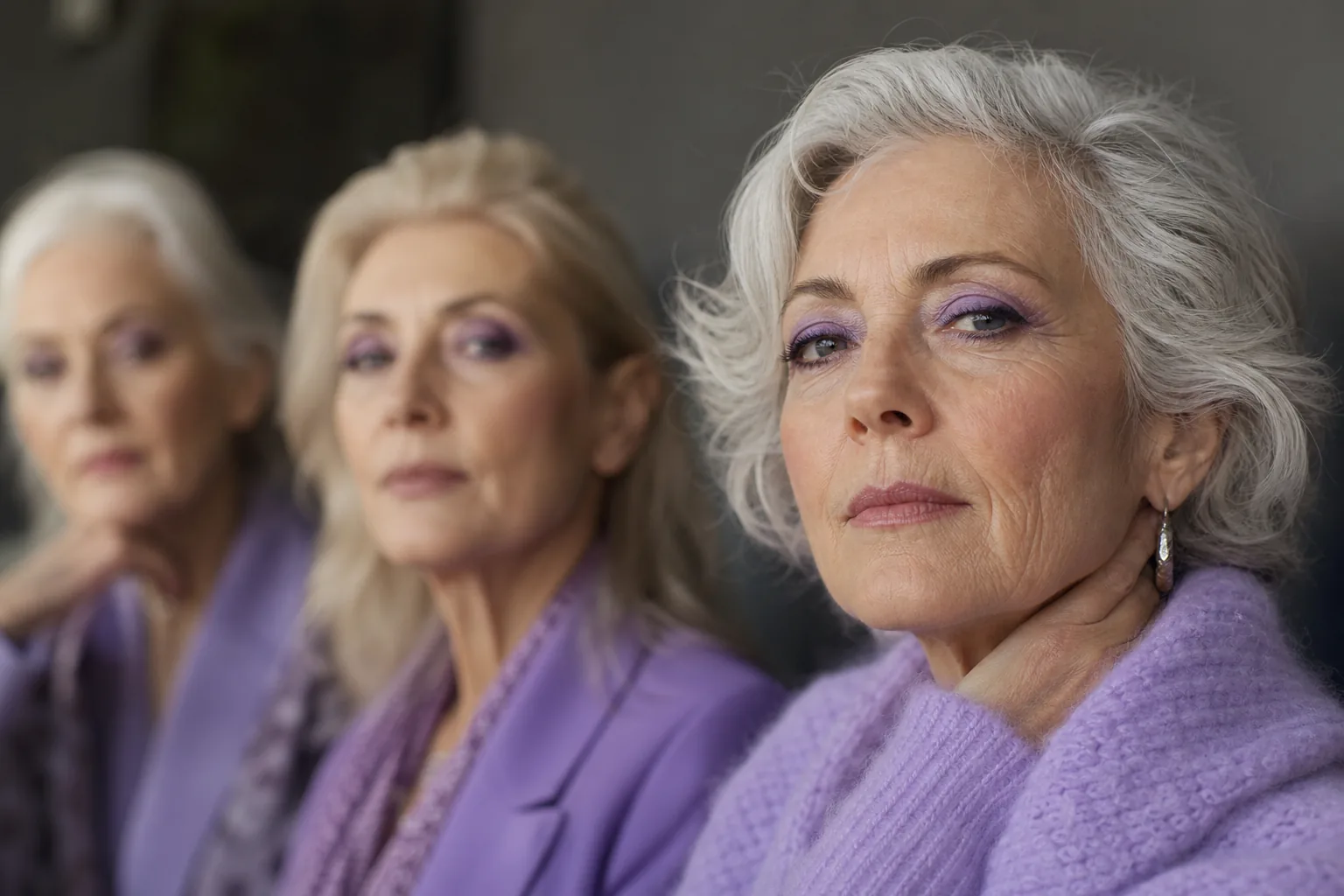 Ombretto viola dopo i 50: come portarlo con stile