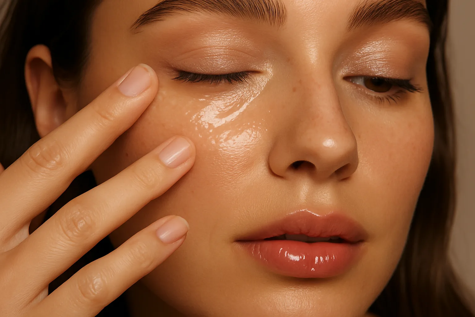 Il gloss come correttore: il trucco TikTok per le pieghe degli occhi