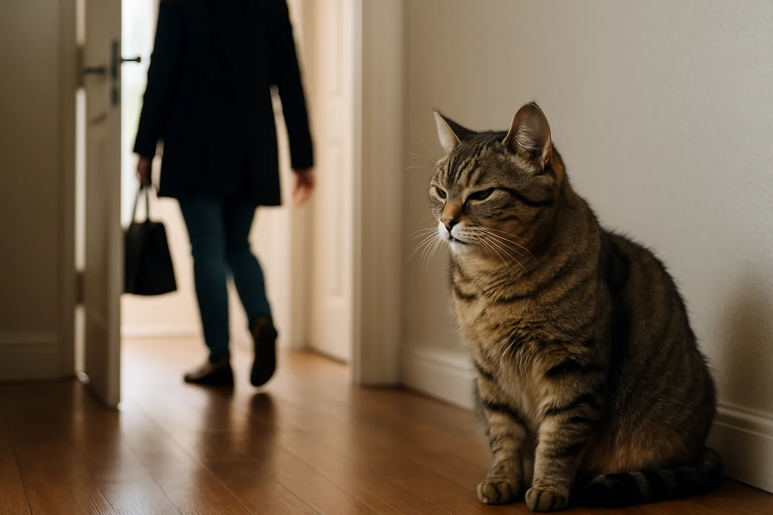 Stress del gatto quando lo lasci solo: i segnali silenziosi da riconoscere